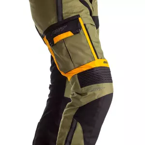 RST Pro Series Adventure X CE green/ochre M textilní kalhoty na motorku-3