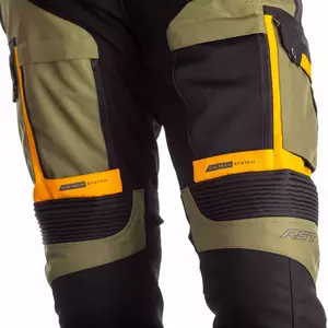RST Pro Series Adventure X CE green/ochre M textilní kalhoty na motorku-4