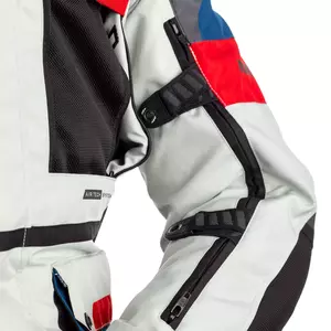 RST Pro Series Adventure X Airbag CE hielo/azul/rojo chaqueta textil moto XL-6