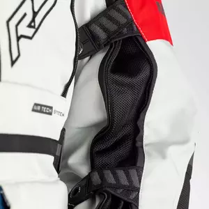 Chaqueta textil moto RST Pro Series Adventure X Airbag CE hielo/azul/rojo XXL-5