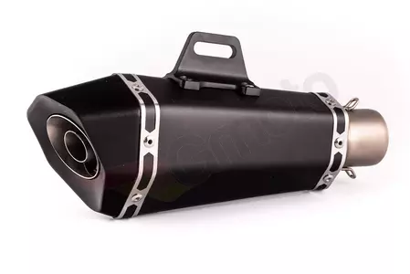 Шумозаглушител - изпускателна система за мотоциклети универсален черен-3