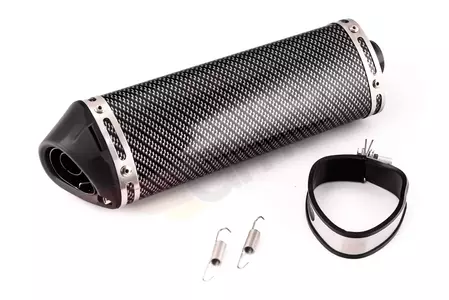 Schalldämpfer - Motorradauspuff Universal Carbon - 255318
