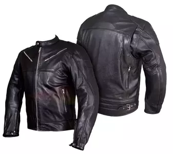 L&J Rypard Sommer motorcykeljakke i læder sort M-1