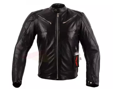 L&amp;J Rypard Ljetna kožna motociklistička jakna crna M-2