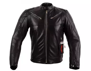 L&amp;J Rypard Ljetna kožna motociklistička jakna, crna L-2