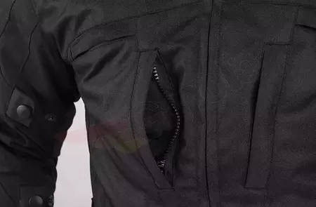 L&J Rypard Spark giacca da moto in tessuto nero 4XL-4