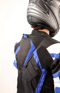 L&J Rypard Tromso jachetă de motocicletă din material textil negru/alb/albastru M-6