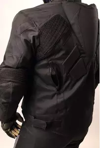 L&J Rypard Tromso giacca da moto in tessuto nero L-4