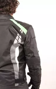 L&J Rypard Hyper chaqueta moto textil negro/verde 5XL-4