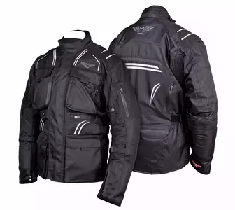 L&J Rypard Gimli jachetă de motocicletă din material textil negru L-1