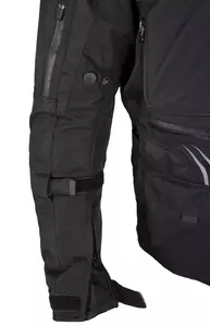 L&J Rypard Gimli giacca da moto in tessuto nero 5XL-6