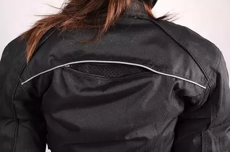 L&amp;J Rypard Seva Lady ženska tekstilna motoristička jakna, crna S-4