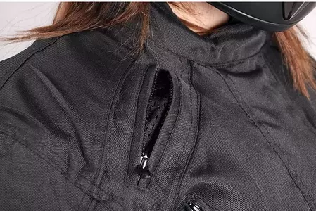 L&amp;J Rypard Seva Lady ženska tekstilna motoristička jakna, crna S-5