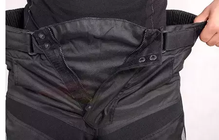 L&J Rypard Hyper pantaloni da moto in tessuto nero/grigio/blu M-2