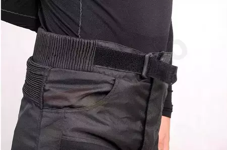 L&J Rypard Hyper pantaloni da moto in tessuto nero/grigio/blu M-3