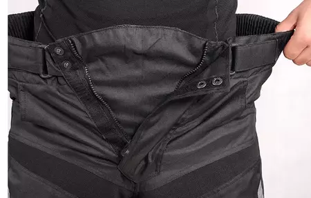 L&J Rypard Hyper nero/grigio/blu pantaloni da moto in tessuto XL-2