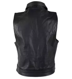 L&J Rypard Официална кожена жилетка черна 5XL-3
