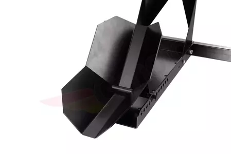 Stojak - uchwyt podnośnik gięty pod przednią oponę - koło czarny HLP -8