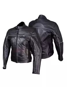 L&J Rypard Neo giacca da moto in pelle nera 2XL-1