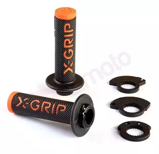 Guidon X-Grip Braaaap avec adaptateur orange - X2097
