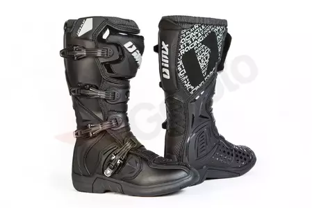 Motociklininko krosiniai enduro batai IMX X-TWO black 39 (vidpadis 256 mm) - 3401921-001-39