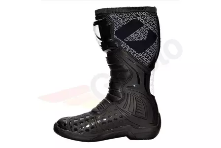 Motociklininko krosiniai enduro batai IMX X-TWO juoda/balta 44 (vidpadis 291 mm)-2