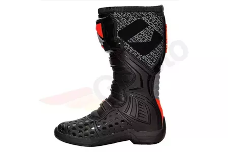 IMX X-TWO cizme de motocicletă cross enduro negru/portocaliu/gri 40 (talpă 263 mm)-2