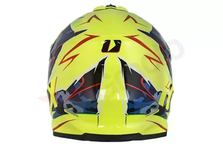 IMX FMX-01 Junior Camo Flo giallo YS casco da moto enduro-3