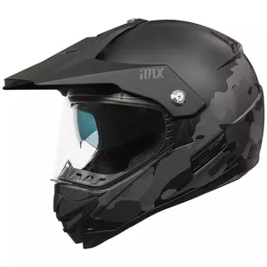 IMX MXT-01 Pinlock Ready negru / Camo L cască de motocicletă enduro