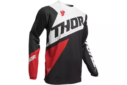 Thor Sector Blade S20 majica kratkih rukava - enduro cross sweatshirt crvena S-1