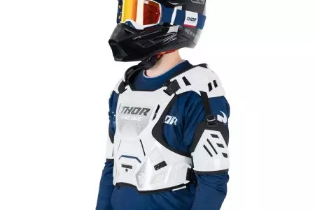 Thor Guardian S20 Roost Armour - Buzer blanc XL/2XL-1