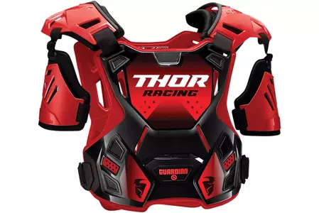 Thor Junior Guardian S20Y Roost šarvai - Buzer juoda/raudona S/M - 2701-0969
