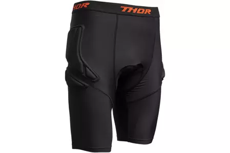 Pantalón corto termoactivo Thor S20 COMP XP BK L con protector-1