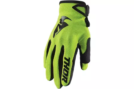 Thor Sector S20 Enduro Cross ръкавици черни/зелени XL - 3330-5881