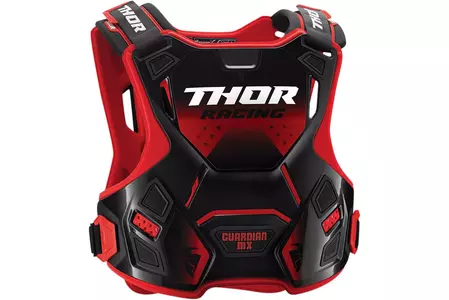 Thor Junior Guardian MX Roost Armour - Buzer rouge/noir S/M