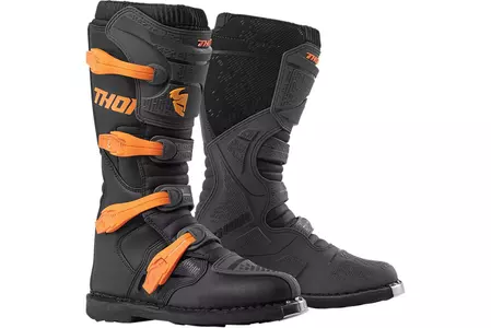 Thor Blitz XP S9 enduro cross boots orange 7-1