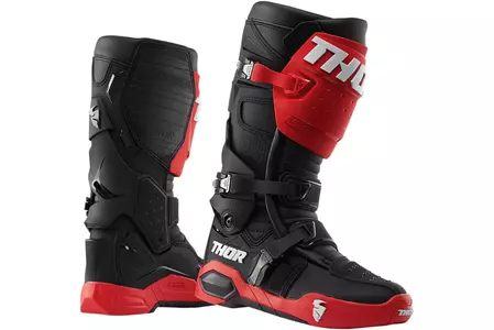 Thor Radial cross enduro sapatos vermelho/preto 15-1