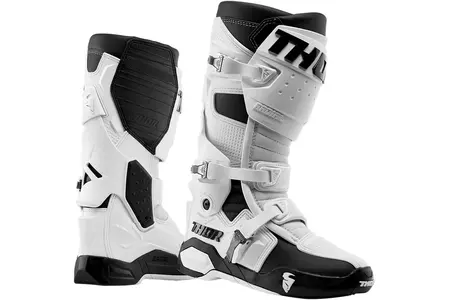 Thor Radial Cross Enduro Schuhe weiß/schwarz 10-1