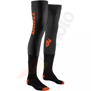 Thor COMP S8 dlhé ponožky pod ortézy čierna/červená oranžová S/M - 3431-0399