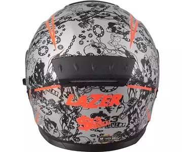 Lazer Rafale motociklistička kaciga s punim licem 13 USD Izvorna srebrna narančasta fluo mat crna L-5
