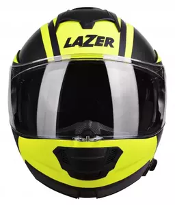 Kask motocyklowy szczękowy Lazer Lugano Z-Generation Czarny Żółty Fluo Szary Matowy 2XL-4