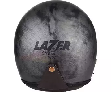 Lazer Mambo Evo Cafe Racer Alu escovado mate capacete aberto de motociclista L-4