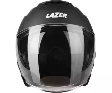 "Lazer Tango Z-Line" atviras motociklininko šalmas matinės juodos spalvos 2XL-2
