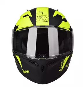 Lazer FH4 Jr Bad Boy dětská integrální helma na motorku černá žlutá fluo matná XS-3