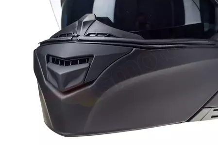"Lazer Paname Evo Z-Line" matinės juodos spalvos 2XL motociklininko šalmas-10