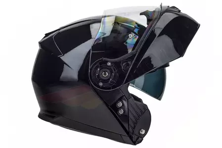Lazer Paname Evo Z-Line metal preto XS capacete de maxilar para motas-5