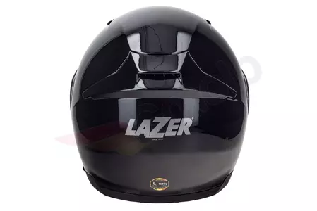 Capacete de motociclista Lazer Paname Evo Z-Line em metal preto com maxilar em S-8