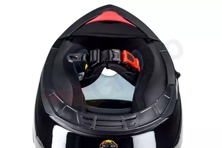 Lazer Paname Evo Z-Line negro metal 2XL casco de moto mandíbula-14