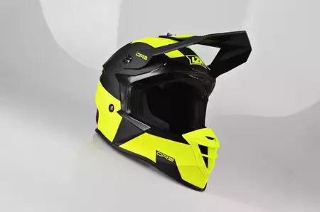 Lazer OR3 Rocky enduro moottoripyöräkypärä musta keltainen XS-1