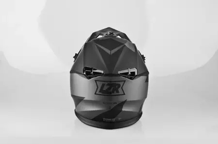 Lazer OR3 Rocky juodas pilkas M enduro motociklininko šalmas-3